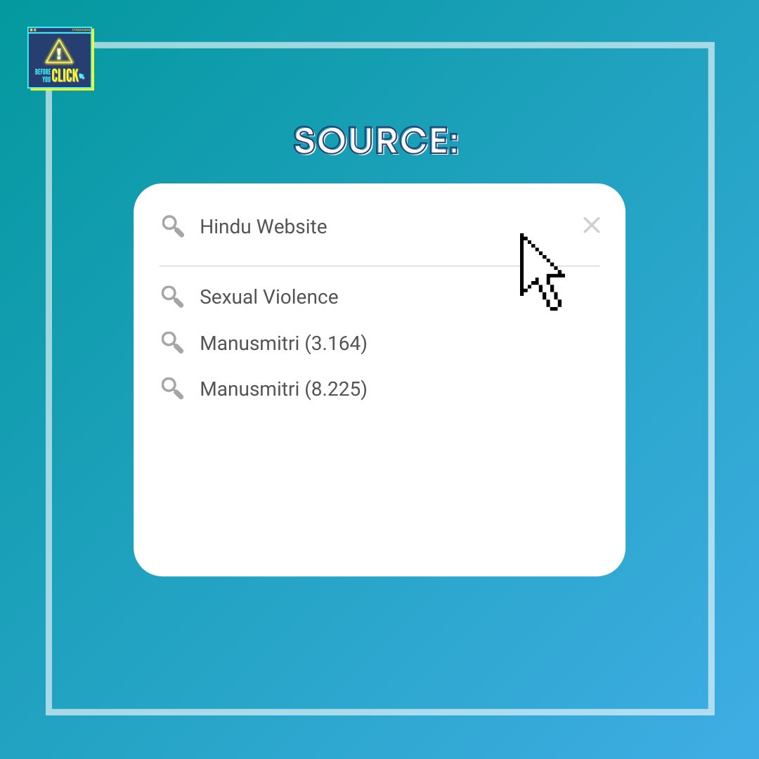 beforeyouclick_'s tweet photo. Good evening everyone ! π₯³β¨
Did you guys know that Hinduism also has their own way on how to interpret Sexual Cyber Assault? π±π€©
#BeforeYouClick #OnlineScams #SPEAKYOURMIND #CyberAwarness #Advocacy #CyberCrime https://t.co/JDIH4sT6cE