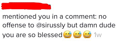 An education in boundaries: I’ve been trying to think of a way to explain why TikTok comments like these feel so Wrong to me. Every time either TT or myself posts a spicy video, my notifications are flooded with people tagging me in their thirst comments. (cont)