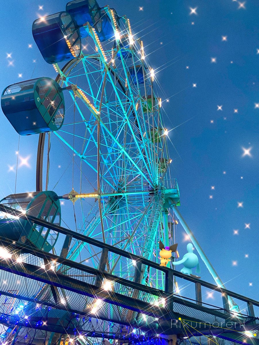 Riku More Nt Part Company ポケモンgo Pokemongo Gosnapshot Nianticar 加工大好き ピチュー Pichu ソーナノ Wynaut 観覧車