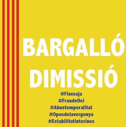 PicInterins's tweet image. @JosepBargallo  VERGONYA