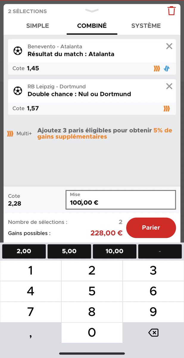 pronos_rx's tweet photo. ⚡️Safe du jour⚡️

⌚️Désolé pour hier l’équipe, on essaye de se rattraper aujourd’hui 💪

⚽️🇮🇹:15h00: Atalanta (1,45)
⚽️🇩🇪:18h30: nul ou Dortmund (1,57)

Cotes totales 2,28 📊

Confiance 8/10 ✌️

#TeamParieur https://t.co/55SWRpjPNs