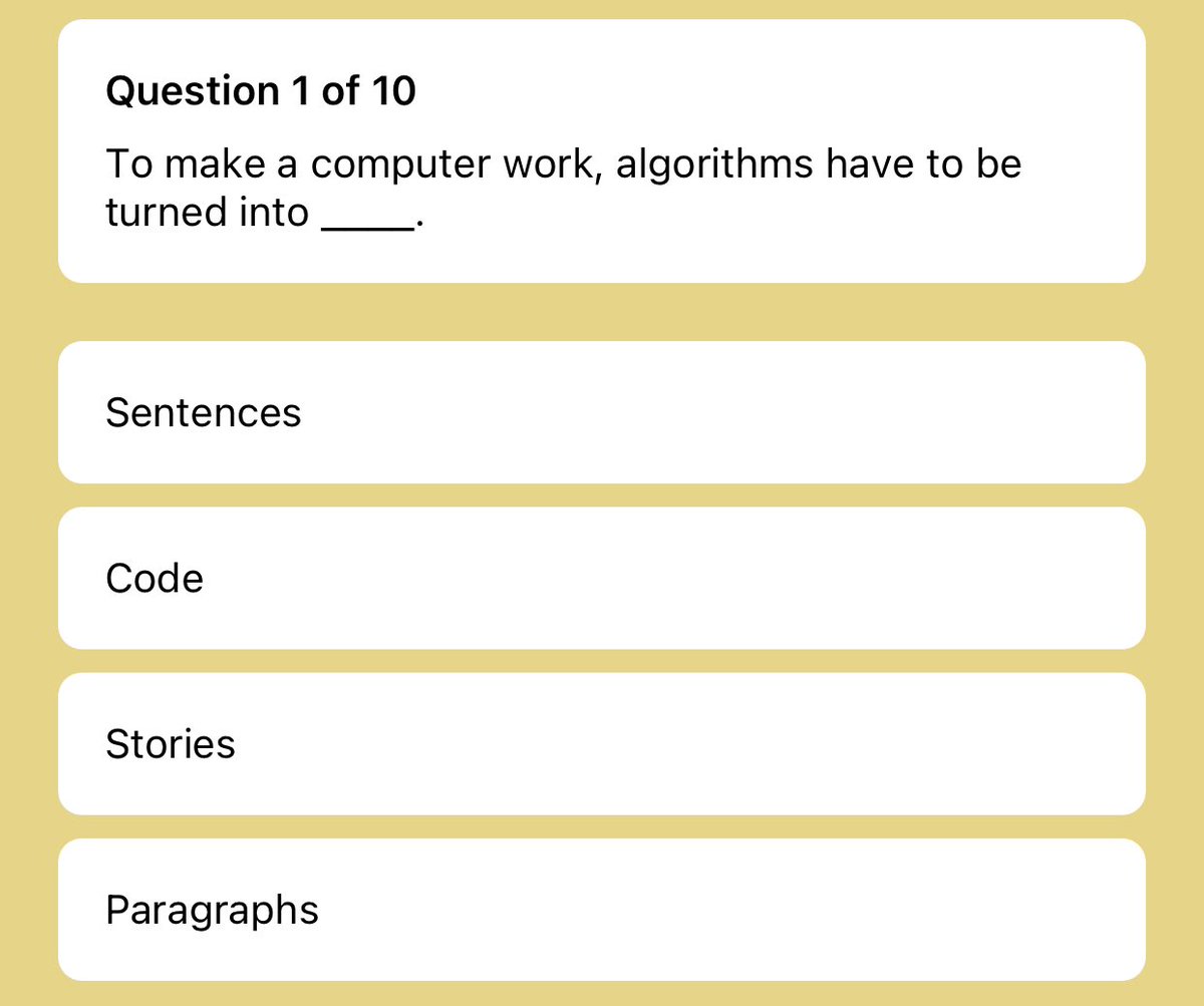 LockandLearn's tweet image. Computer science • Coding 

Over 30,000 teacher written 🇬🇧 and 🇺🇸 Questions 

In almost every subject.

Coming soon @LockandLearn 

#homeschooling #homeschool #homeschoollife #education #homeschoolmom #montessori #homeeducation #kids #parenting #lockandlearn #unlockingpotential
