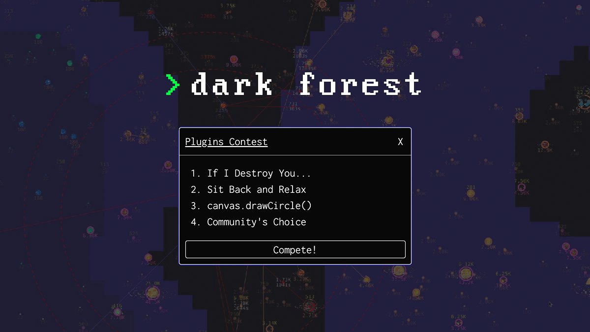 darkforest_eth's tweet photo. we're opening DF v0.5 for freeplay mode and sending out 3000 more whitelist keys this weekend 🥳

with the start of freeplay mode comes our first COMMUNITY PLUGINS CONTEST! we'll be awarding "mythic"-tier artifacts to the best plugins. more info: https://t.co/QFUCjLj9mc https://t.co/GsdXmieSkg