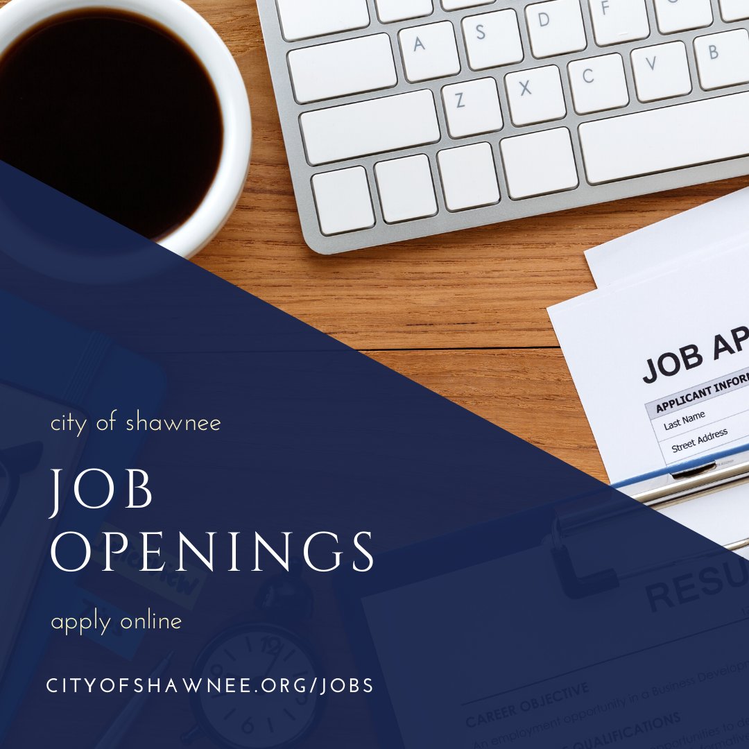 CityofShawneeKS's tweet image. Are you looking for a part time job to make some extra money? We have an opening at the Civic Centre!

Head to cityofshawnee.org/jobs to check it out and apply.