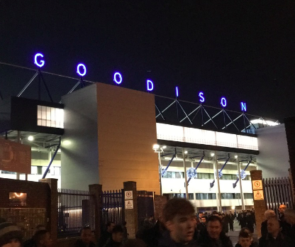 It's true when people say the best English football atmosphere is on Merseyside, but contrary to popular belief it resides on the blue half of Stanley Park. Z Cars, a raging Gwladys Street and a proper old stadium that still has wooden seats in the away end. Avoid the scouse pie