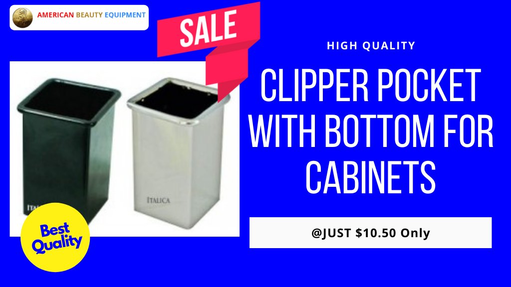 abe_equipment's tweet photo. Here Comes Our Clipper Pocket With Bottom For Cabinets.👌🔥💸

Color:  Black Or Chrome👌👍
Hair clipper pocket 2 3/8 X 2 3/8 square in stock in large quantities

Buy Now: https://t.co/JbYfhgwz7y

#salonequipment https://t.co/TS216BnEcC