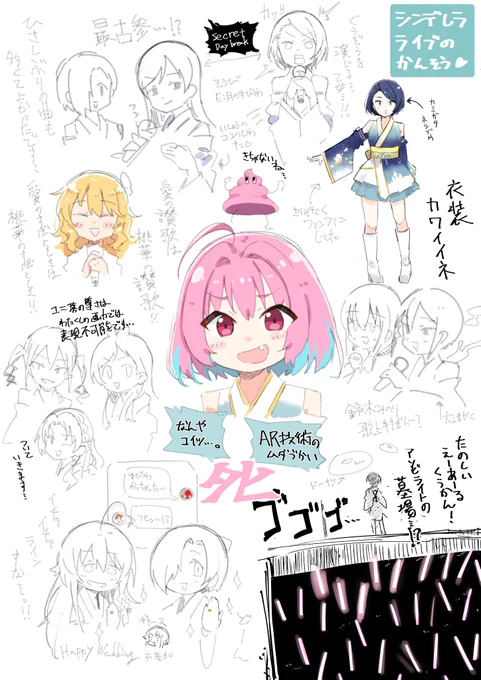 ライブのかんそうの絵 