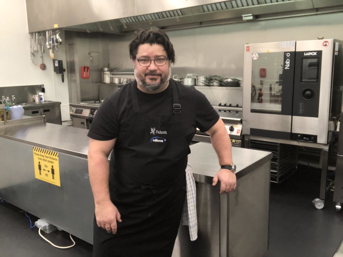 FalconDevChef's tweet photo. #SaturdayThoughts looking forward in returning to my kitchen soon to #keepitcooking @FalconFoodserv @AliGroupFS #culinarysupport #heretohelp #CustomerService https://t.co/OKhXakQm5C