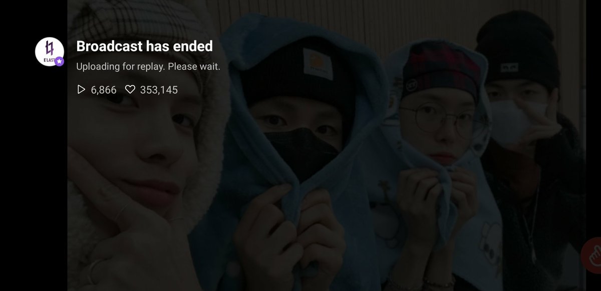 ElastBrazil's tweet photo. [📊] 09.01.2021 - E terminou a pouco tempo a Live "Eu vim depois de praticar ❣️", com YeJun, WonHyuk, Rano e Romin

• a transmissão se encerrou com mais de 6K de views e 350K de hearts ♡ 

#엘라스트 #눈물자국 #ELASTawake #ReturnELAST https://t.co/nv6dZaMV3J
