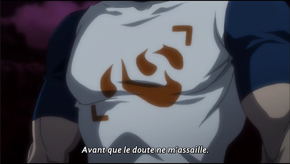 allant à l'inverse de ses principes et se contredisant alors qu’il considérait avoir la même opinion que Meruem.