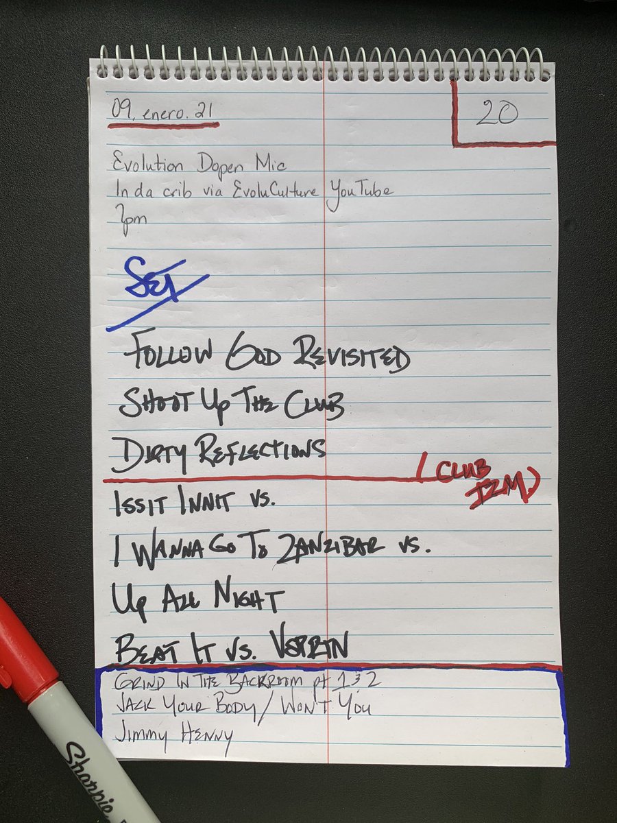 The_IZM's tweet photo. Performing tonight with @evoluculture for the return of the Evolution Dopen Mic show. Debuting my Kanye remix, stuff from my bday EP and taking y’all to the club. I’m bustin out the strobe light so have your drinks ready! #EvoluCulture #DopenMic #livestream https://t.co/a30NG3Ik86