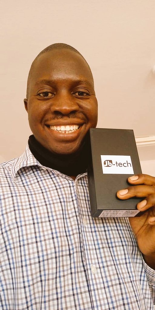 PosabMo's tweet photo. A Motswana Man of Kavimba, Chobe District has produced a phone JB Tech. 18 + 8MP Camera, 64GB & 4GB RAM, Android 10, Fingerprint Sensor, Battery 3000mh Currently can be purchased grom him, his Facebook page is Jerry Boitshoko P2500 ($230) #PushaBW https://t.co/Dgu5PZHKm3