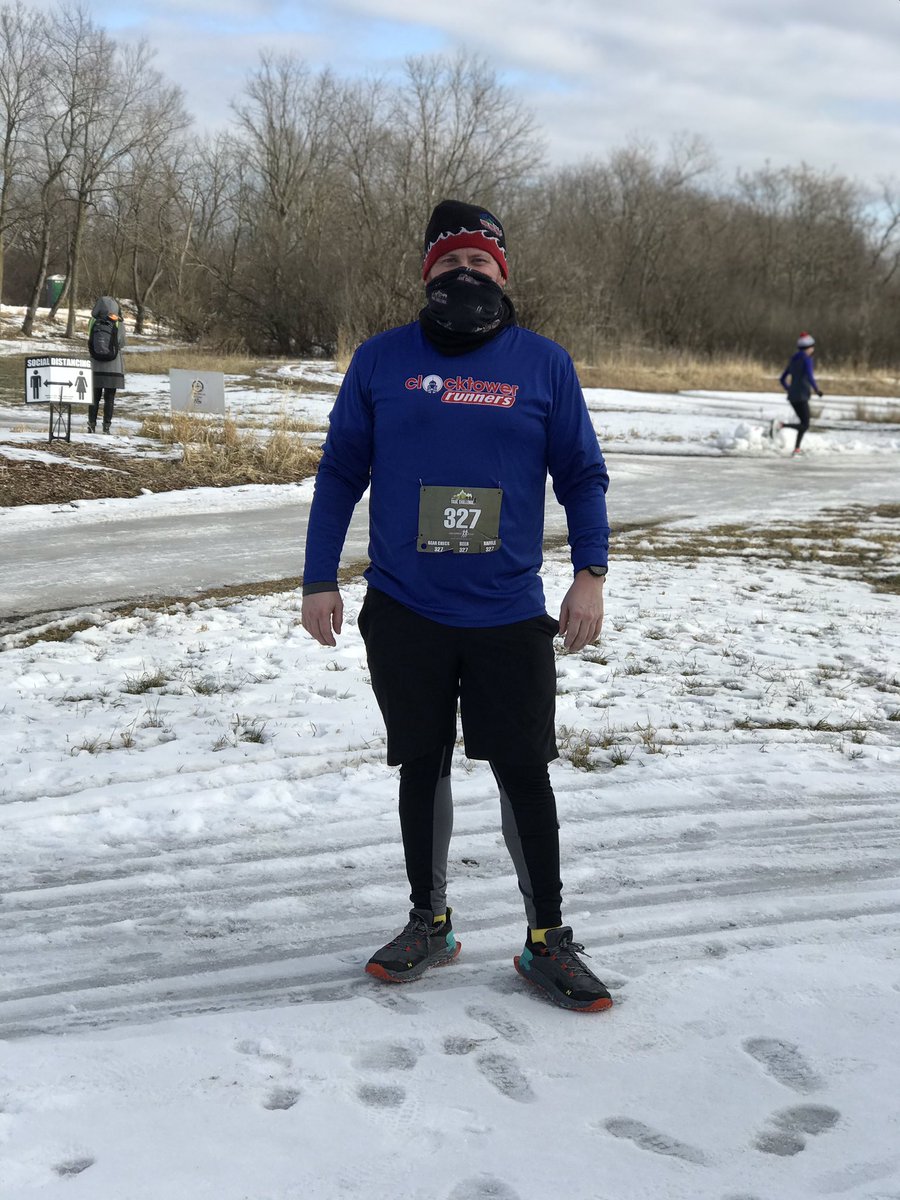 sdonoghue48's tweet photo. First live race of 2021! The @UniversalSole January Trail Challenge out at @theforgelemont . #USole #runCHI #ClocktowerRunners https://t.co/u1fHrJKaQC