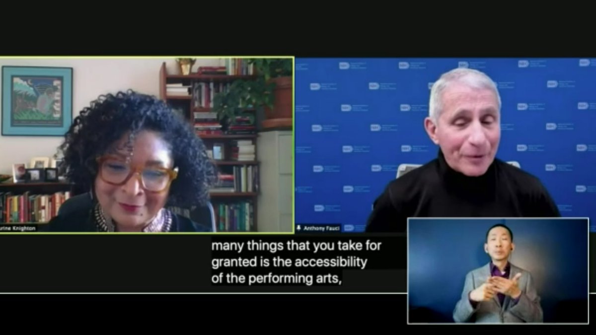 tmremick's tweet photo. That part. 

Thank you, @APAP365 for bringing us this conversation with the inimitable Dr. #Fauci. #APAPNYC https://t.co/J1HVmhN8S1