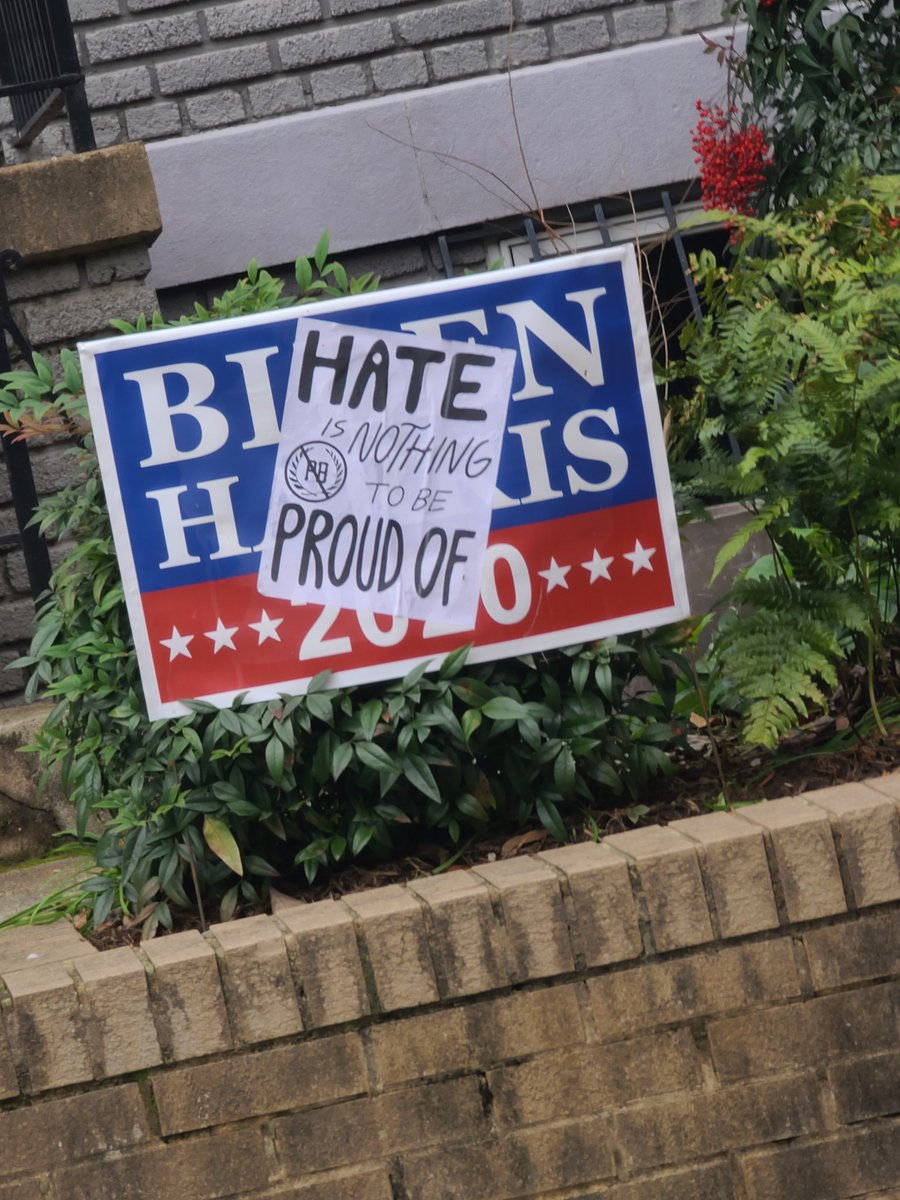 Throughout the city a wheat pasting campaign was done the night before. This is the opinion of dc locals. That the proud boys needed to GTFO of our town 50/