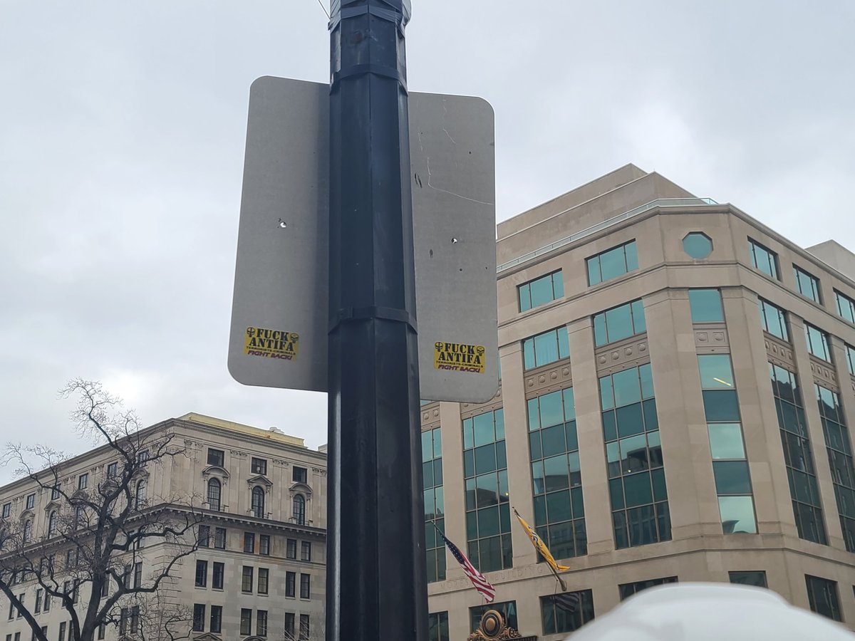 More people including one with a speaker playing anti-CCP rap music, and a patriot front(?) Member showed up. I also spotted some "fuck Antifa" stickers that need to still be delt with. 54/