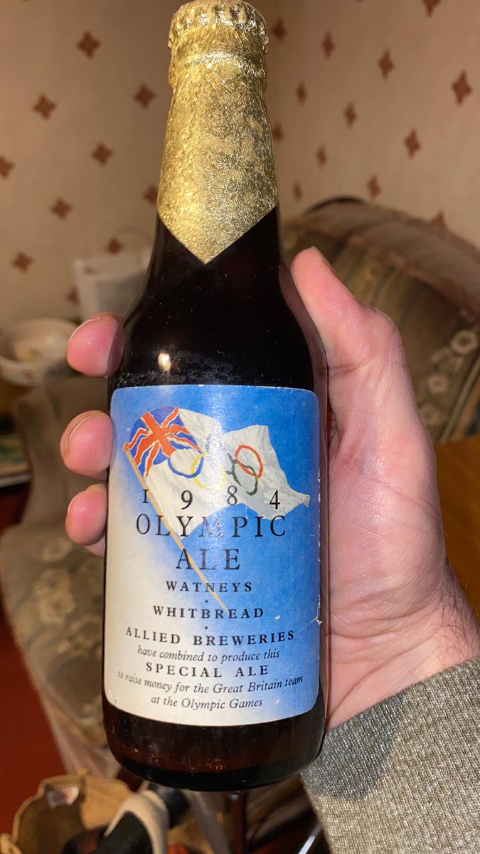 Steve Clapcote (@sclapcote) on Twitter photo Unopened 1984 Watney's Olympic Ale. Unopened 1984 Watney's Olympic Ale.
