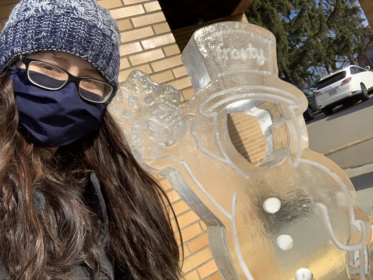 Covering Mohican Winterfest in Loudonville this morning. Ice sculptures were holding up well. #ashlandtoday