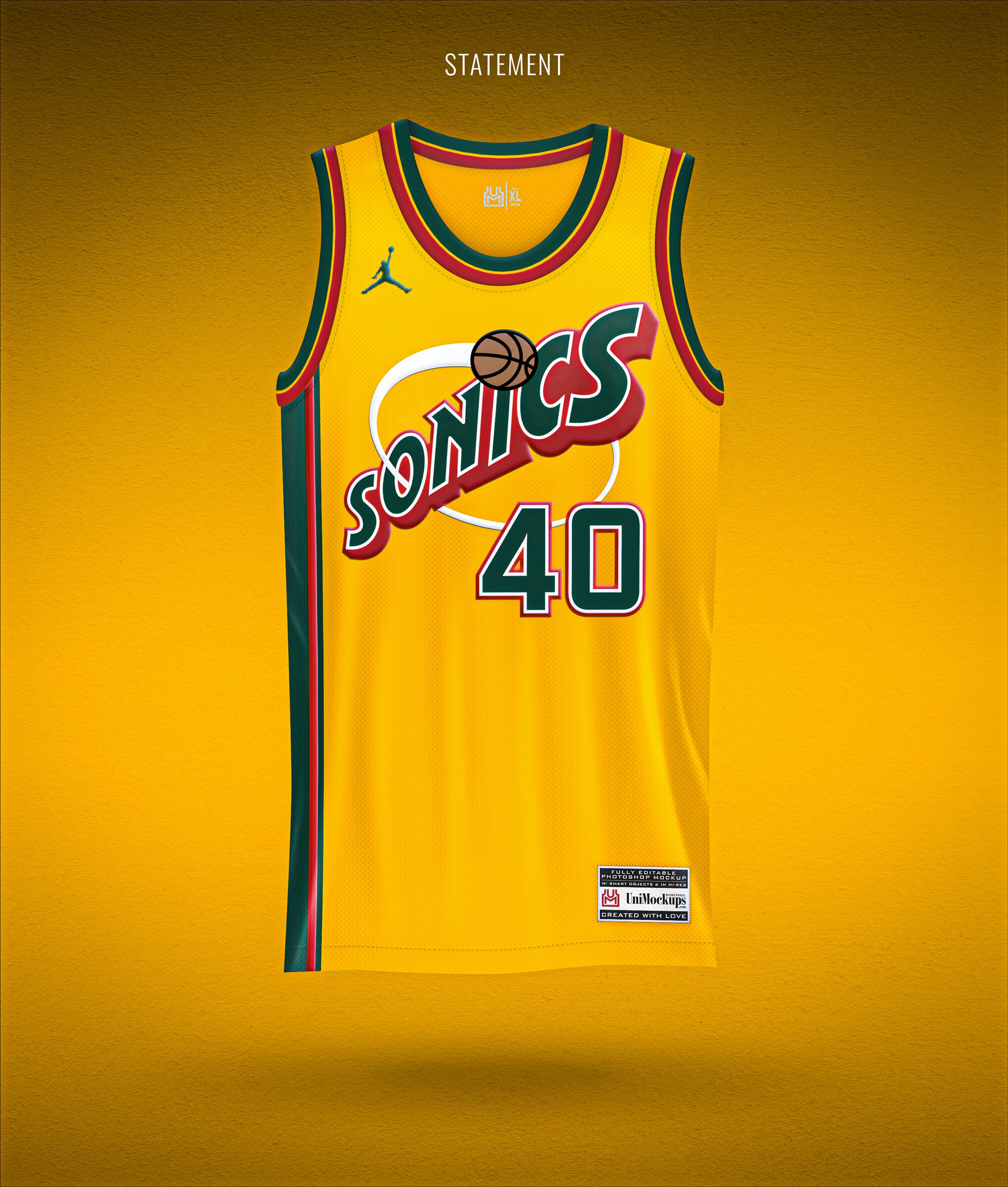 The newest UniMockups basketball jersey template just dropped