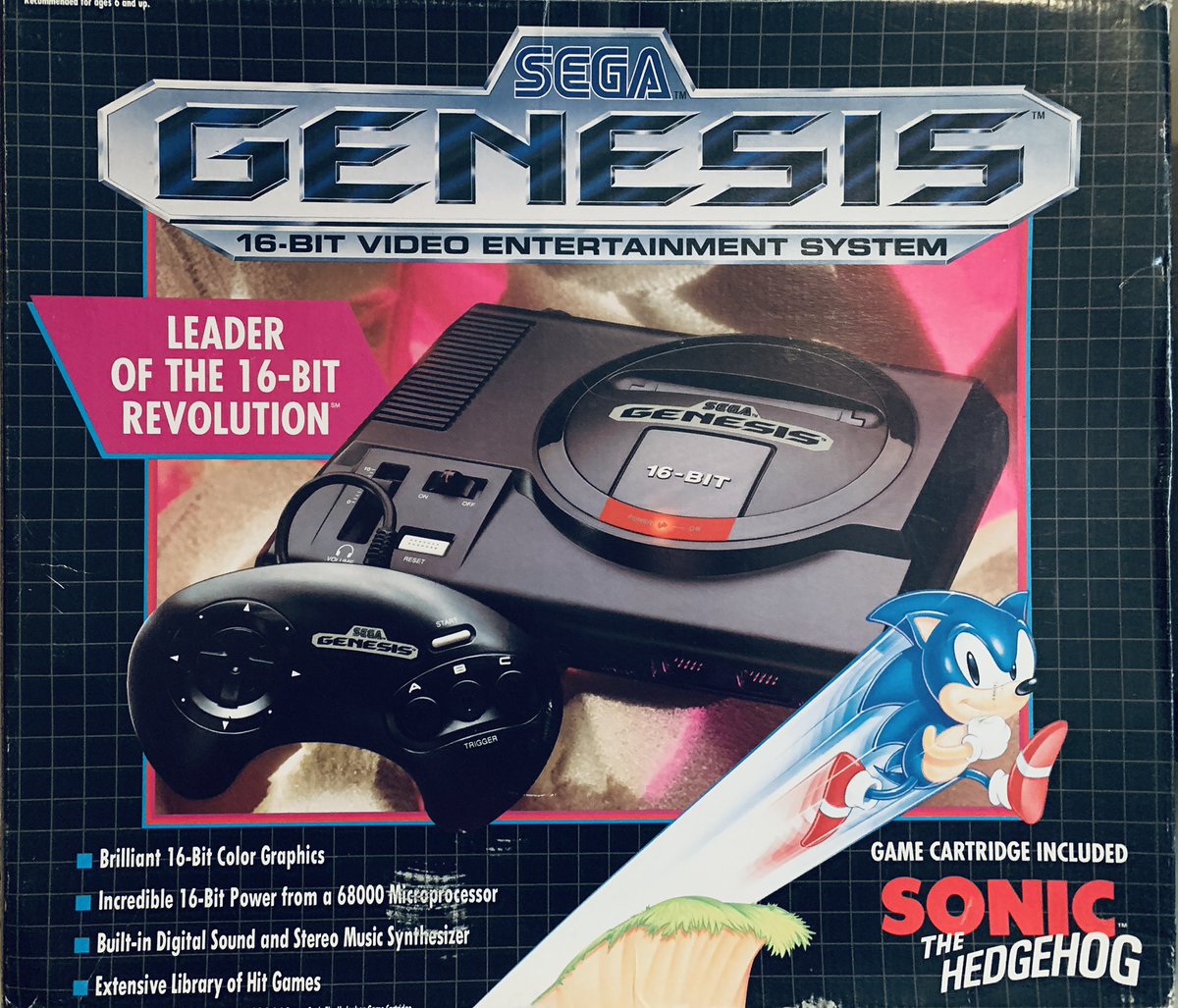 shitpostmcfranc's tweet photo. Still got my original childhood Sega Genesis, along with the games I got with it that Christmas.
#sega #genesis #segagenesis #megadrive #segasaturday #thunderforce #goldenaxe #sonicthehedgehog #16bit #retrogaming #retrogames #retrogamer #retrocollector #gamecollecting #videogames https://t.co/ifjwSdytJr