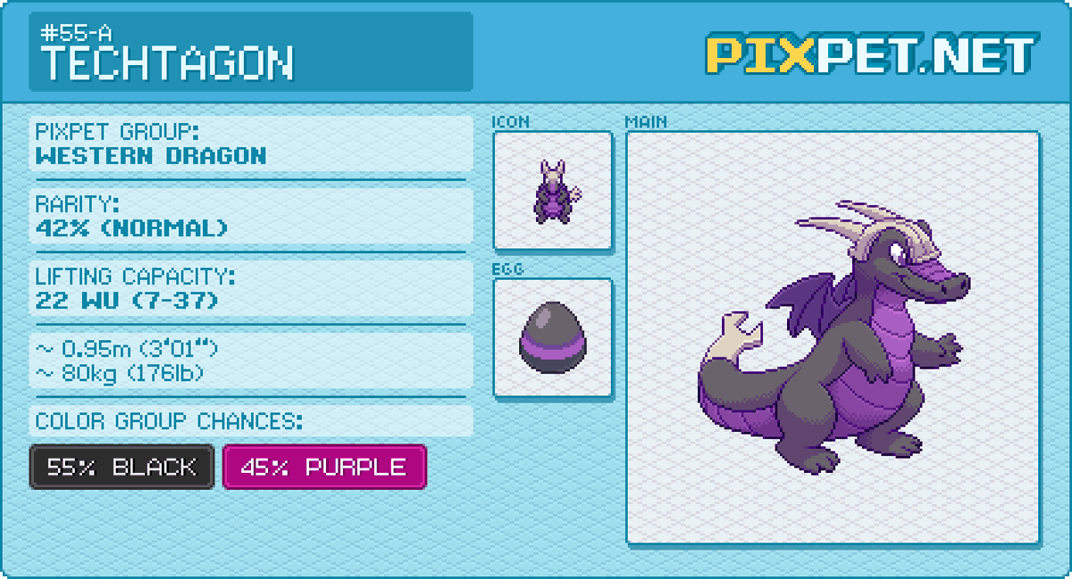 PixPetNet's tweet photo. New Pixpet! #55-A Techtagon https://t.co/2RXeIwlPpU #indiegame #pixelart https://t.co/zc7H0Q26q8