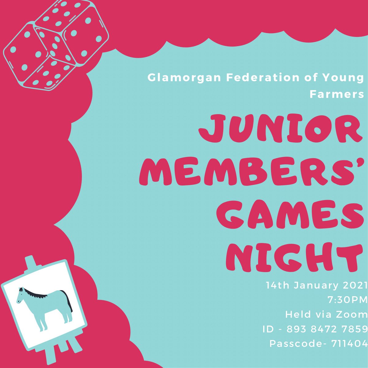 Fed up with lockdown? Why not join us for some fun games at our first Junior Members’ Games Night of the year. 🎲
