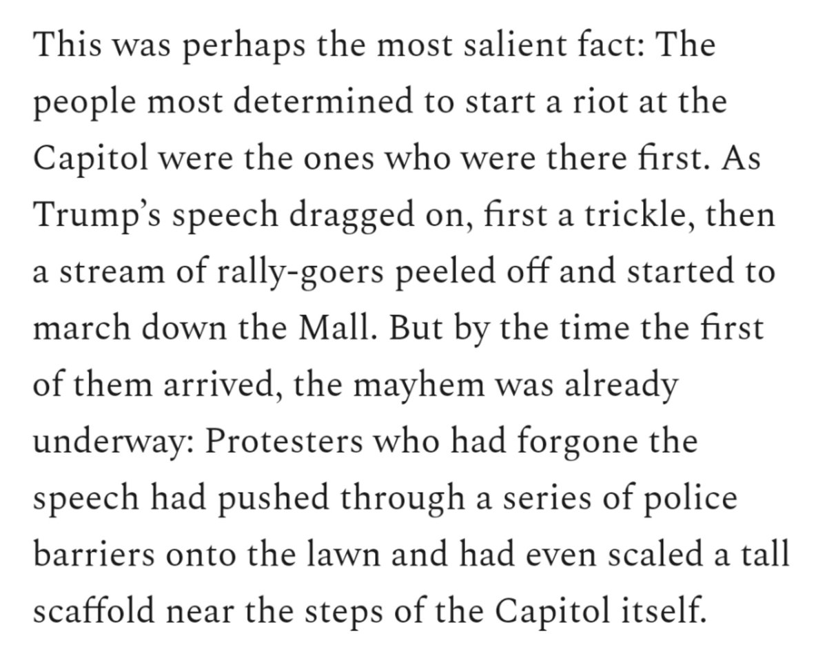 With the added wrinkle of what I wrote about in my coverage, that the most radical ones got down there first and set the agenda for the rest, who wouldn't have hatched such a plan but went along for the ride