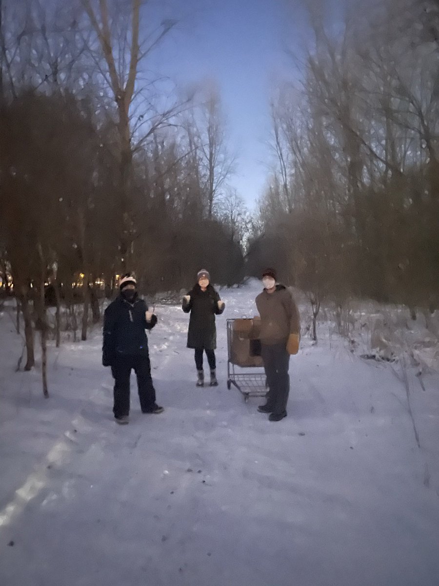Team work makes the dream work! Big shot out to <a href="/kiddecat9/">Emily Kidd</a>, Ben and Brianna for volunteering Christmas Day with the Homies!! #givingback #community #outreach #wereinthistogether