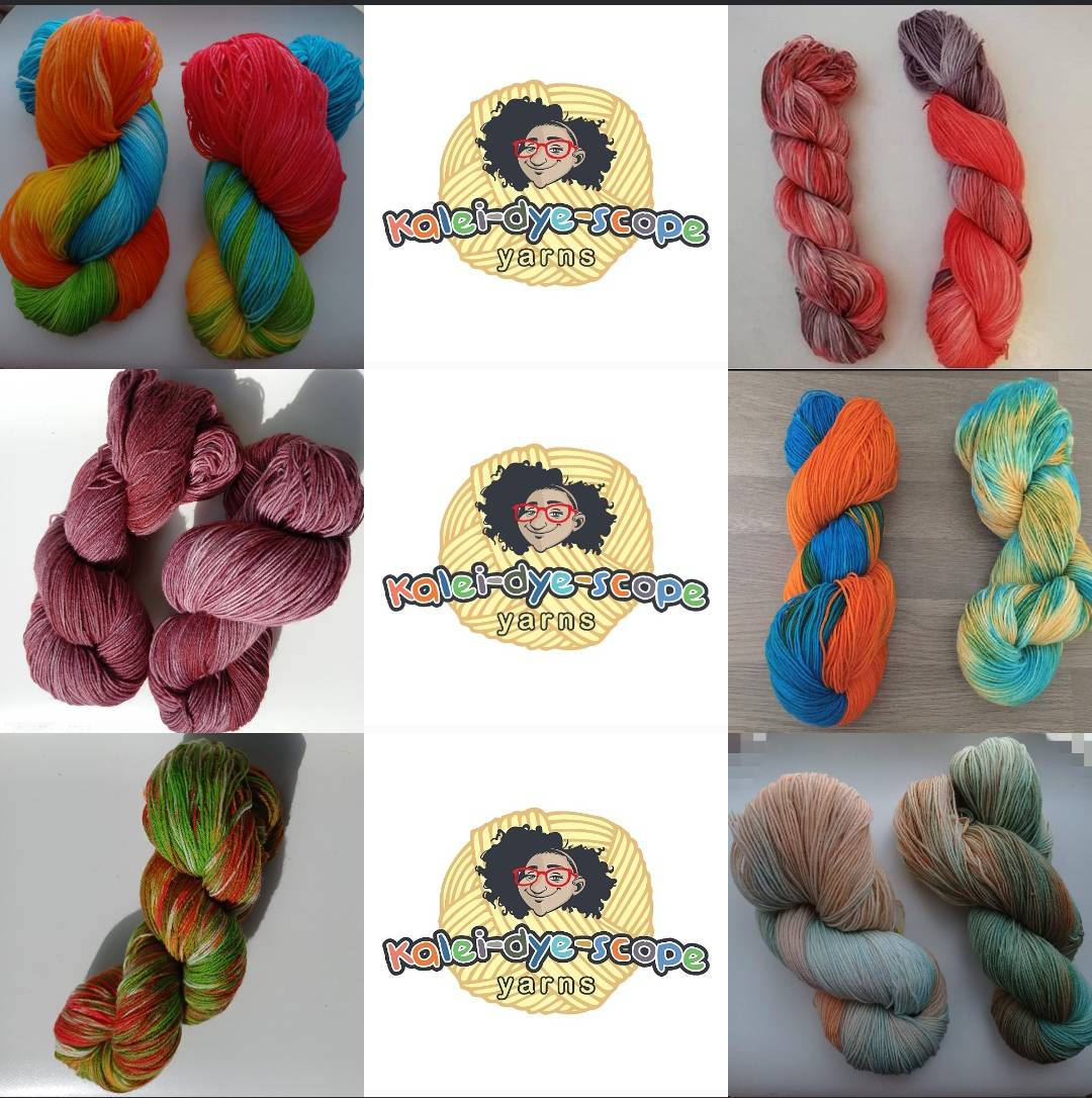 Hi everyone, if your on Instagram take a look  follow, like and follow young indie dyer @kaleidyescopeyarns. She's new to this so is learning along they way but I think she's doing a great so far ☺️ #indiedyer #kaleidyescopeyarns