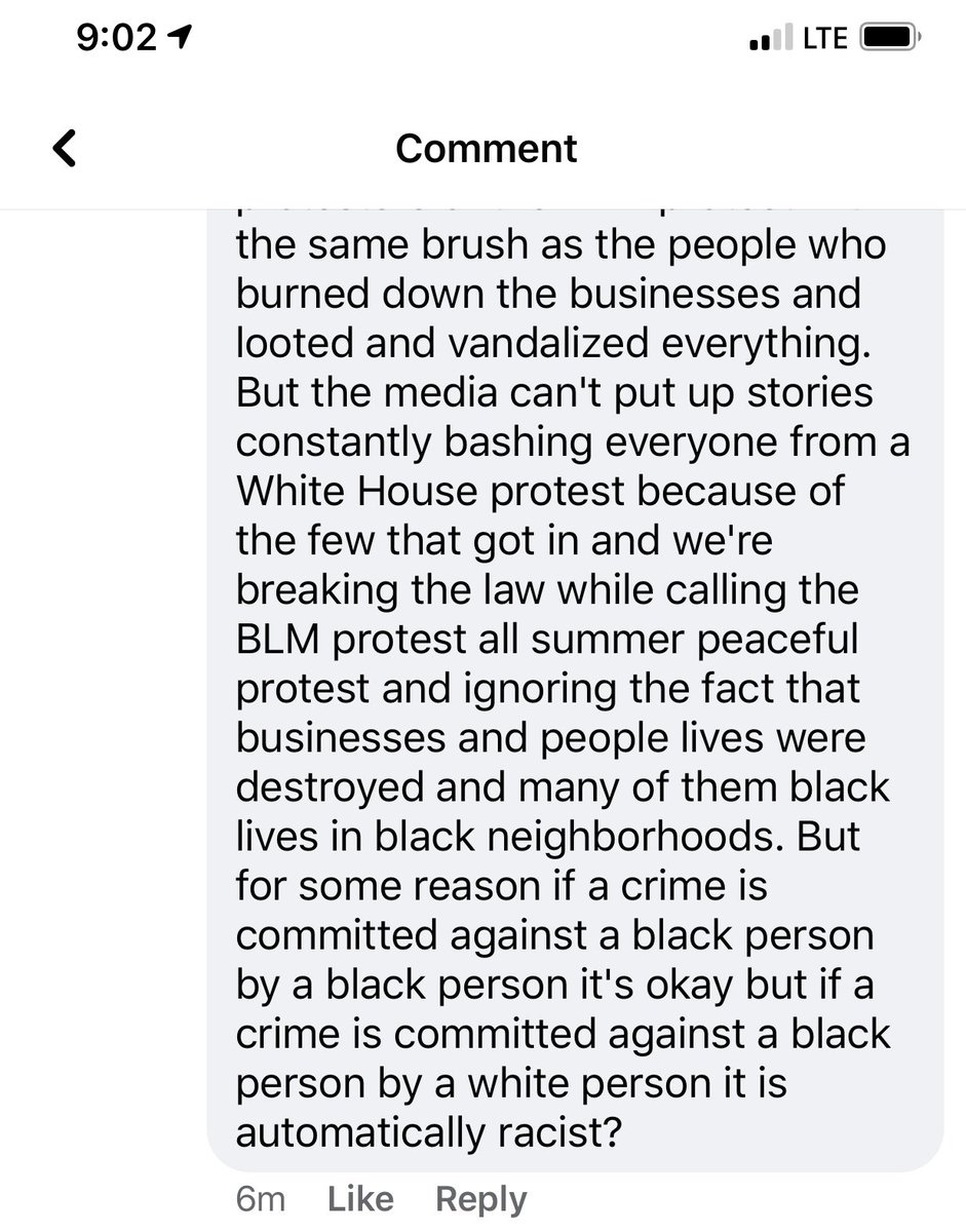 But she responded to my comment and we’re having a dialogue. And that’s a start. P.S. One of her other FB friends corrected her that it was the Capitol, not the White House. /end thread