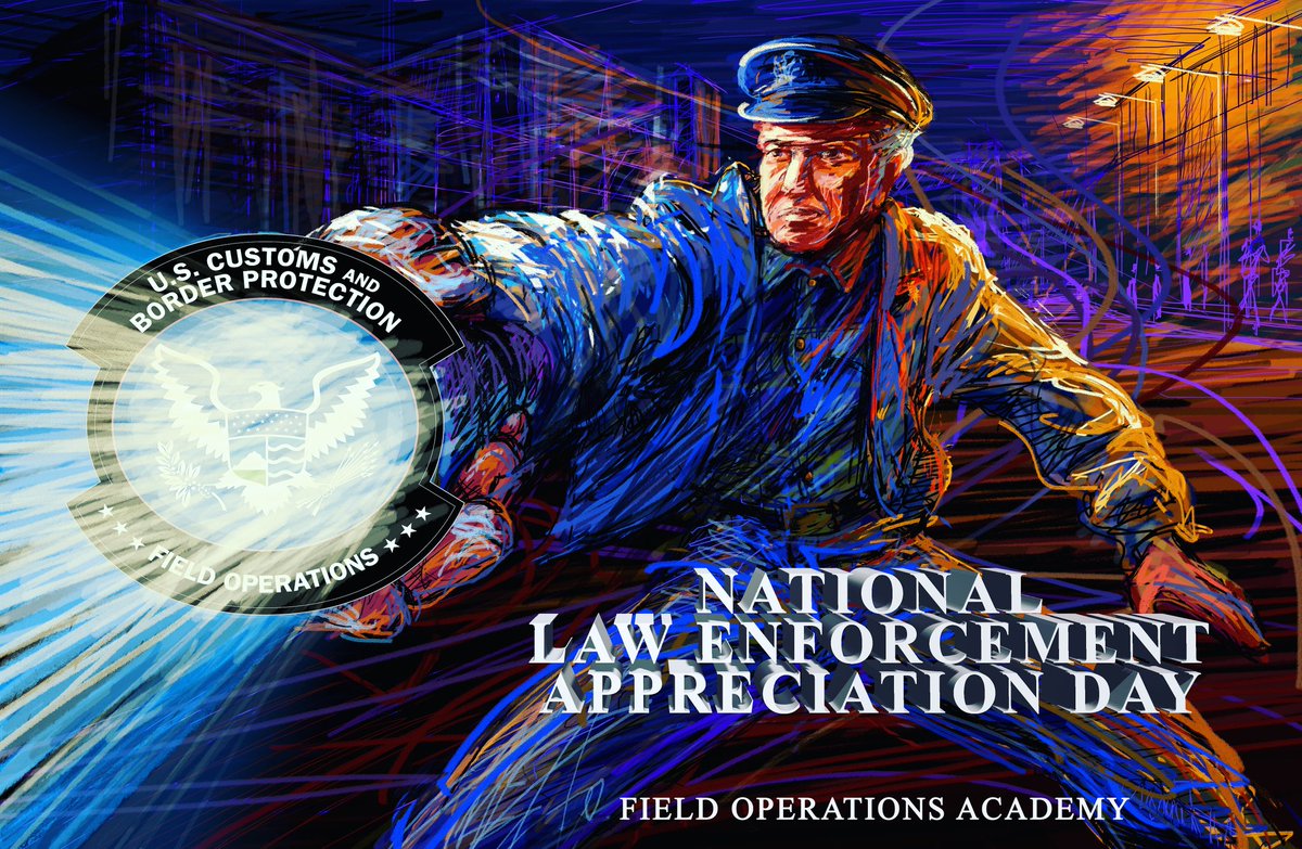 U.S. Customs and Border Protection Field Operations Academy observes #National #Law #Enforcement #Appreciation Day. The day encourages citizens to show appreciation to their local, state and federal law enforcement #officials.
Thank you for your service. 
<a href="/CBP/">CBP</a>