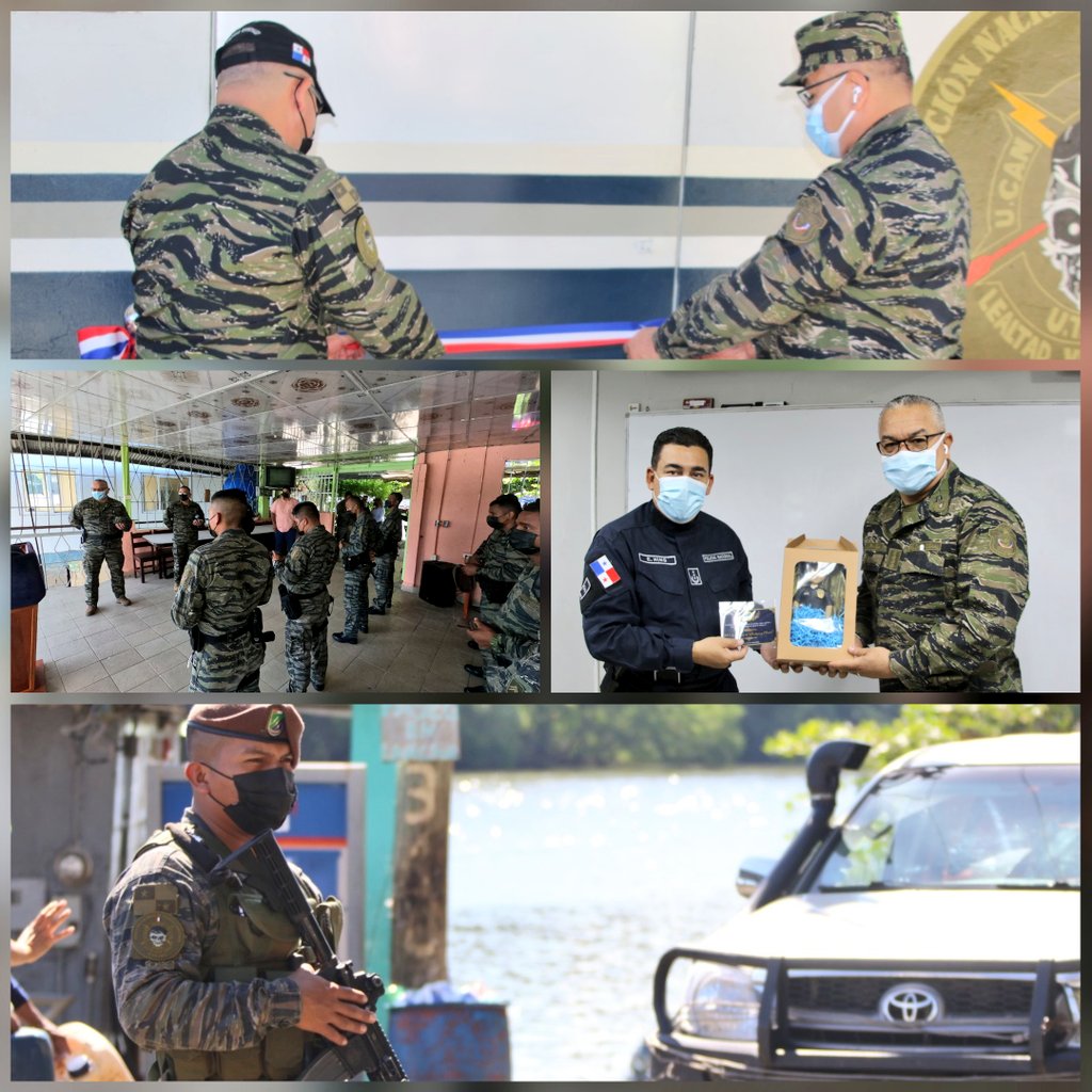 LaVozDeVeraguas's tweet photo. Director General de @ProtegeryServir Jorge Miranda Molina, inaugura el puesto policial de la Dirección Nacional de Fuerzas Especiales #DINFE, ubicado en Puerto Mutis en Veraguas.
@tvnnoticias @estherodriguezq @lindabran1 @rpc_radio @elsiglodigital @criticaenlinea @TReporta https://t.co/ooEa3vyLdf