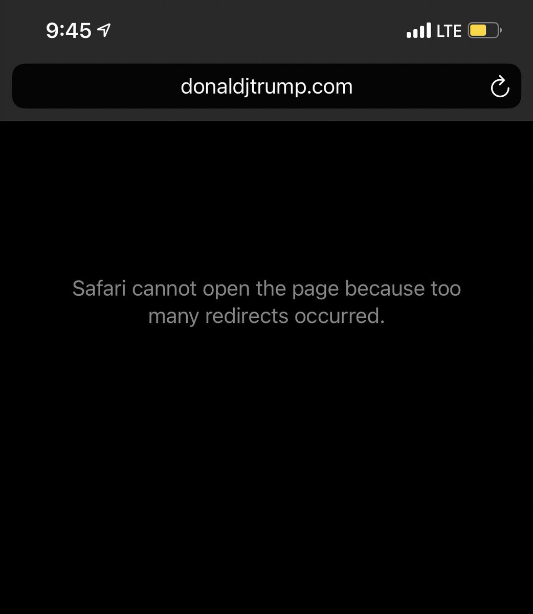 Trump campaign website is down. DonaldJTrump.com