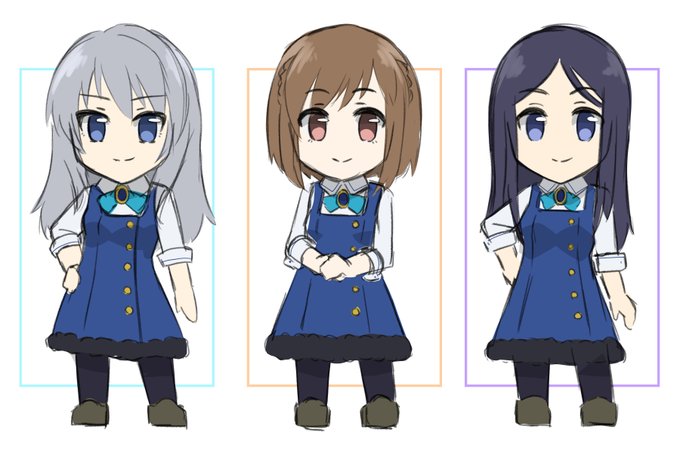 アマ女 2.5頭身
 #アリスギアお絵かき 