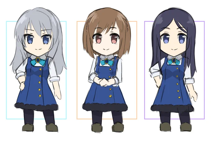 アマ女 2.5頭身
 #アリスギアお絵かき 