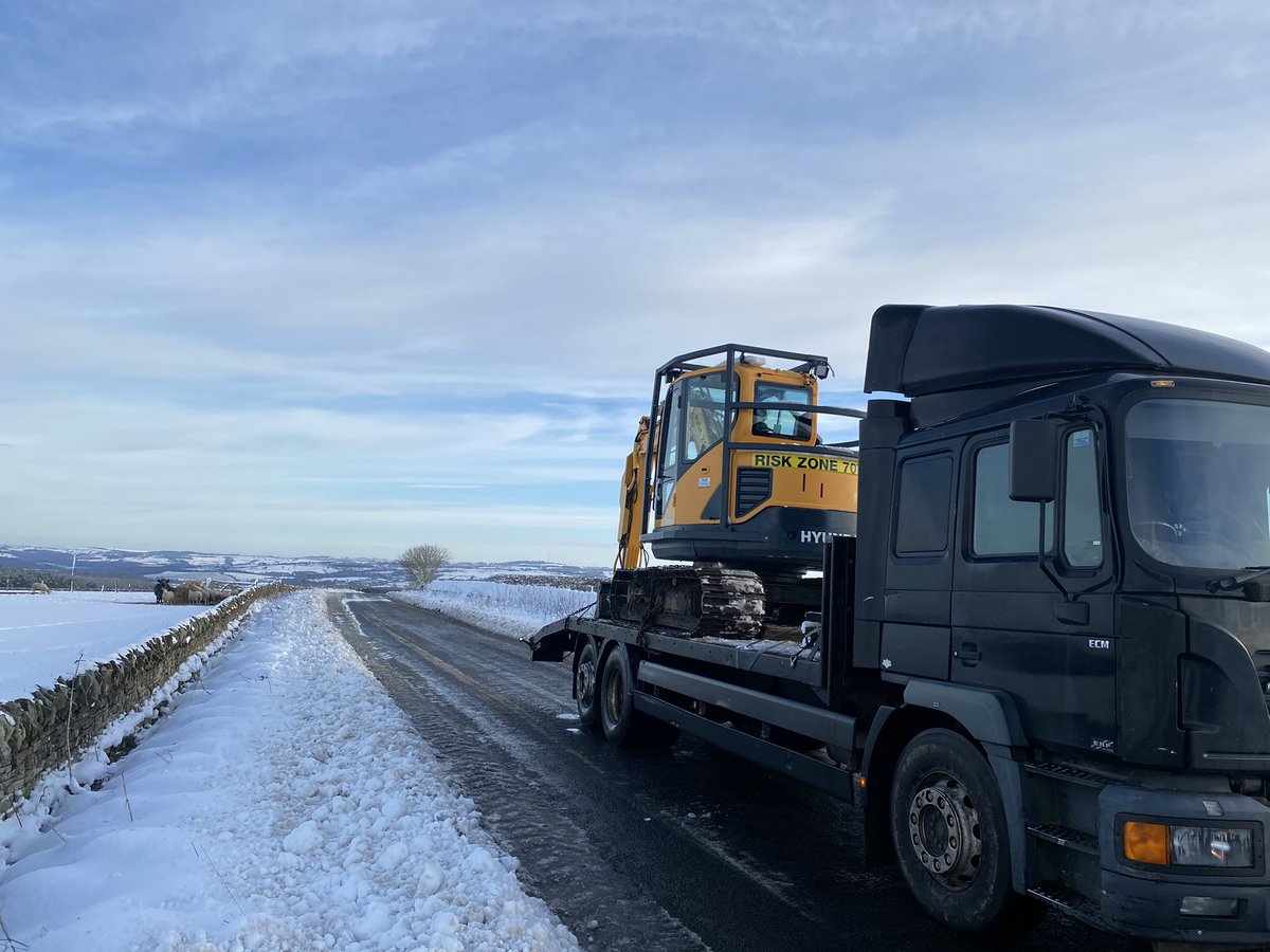 jaymilson's tweet image. Bringing the new toy home out of the snow