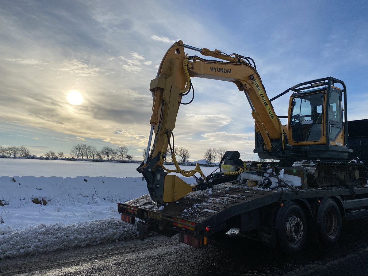 jaymilson's tweet image. Bringing the new toy home out of the snow