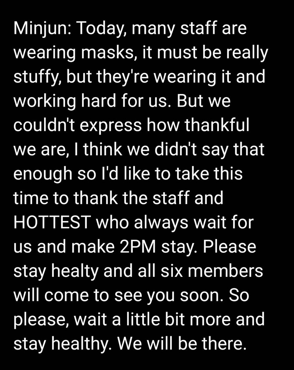 Minjun saying his final message #준케이  #Jun_K  #ジュンケイ