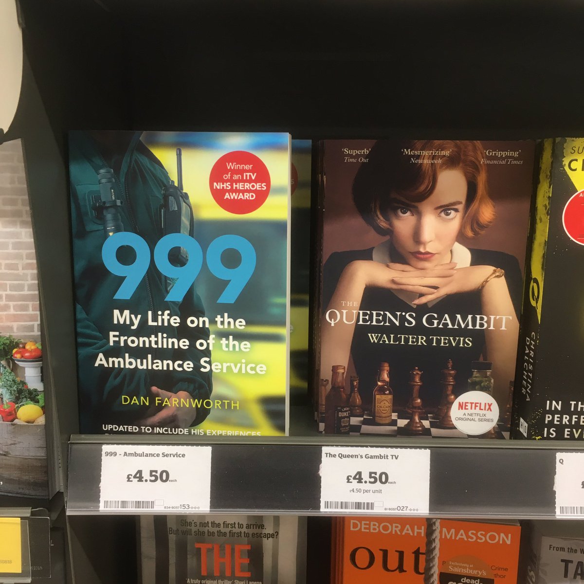 IanPlayfair's tweet photo. Great to see #ambulancedriver @DanFarnworth 999 out now in my local Sainsbury’s. #NHSheroes https://t.co/v3blXZTmEb