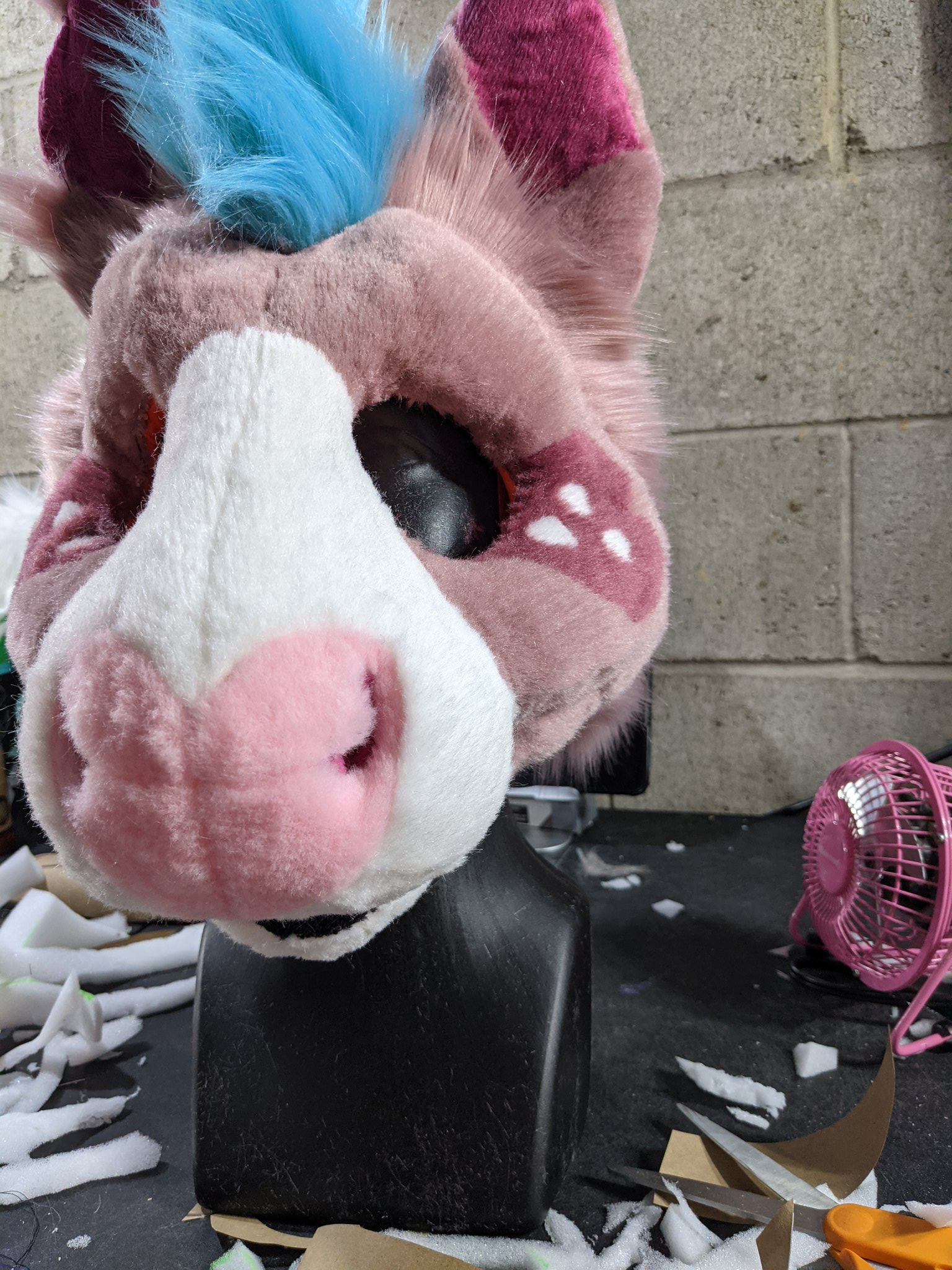aspexofsalt 🦞🧡 on X: Horse premade head in progress! This head will be  up for auction eventually 💕 will design a ref for the character when  bought~ Made on my horse base. 