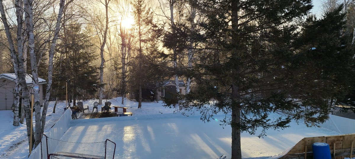 An amazing, crisp morning.  Despite all the complex issues...I am very happy/lucky to be in a place where we will be back in school on Monday.  I strive to make the best of things, and while last week went well, education is better when we're together.  #goodmorning