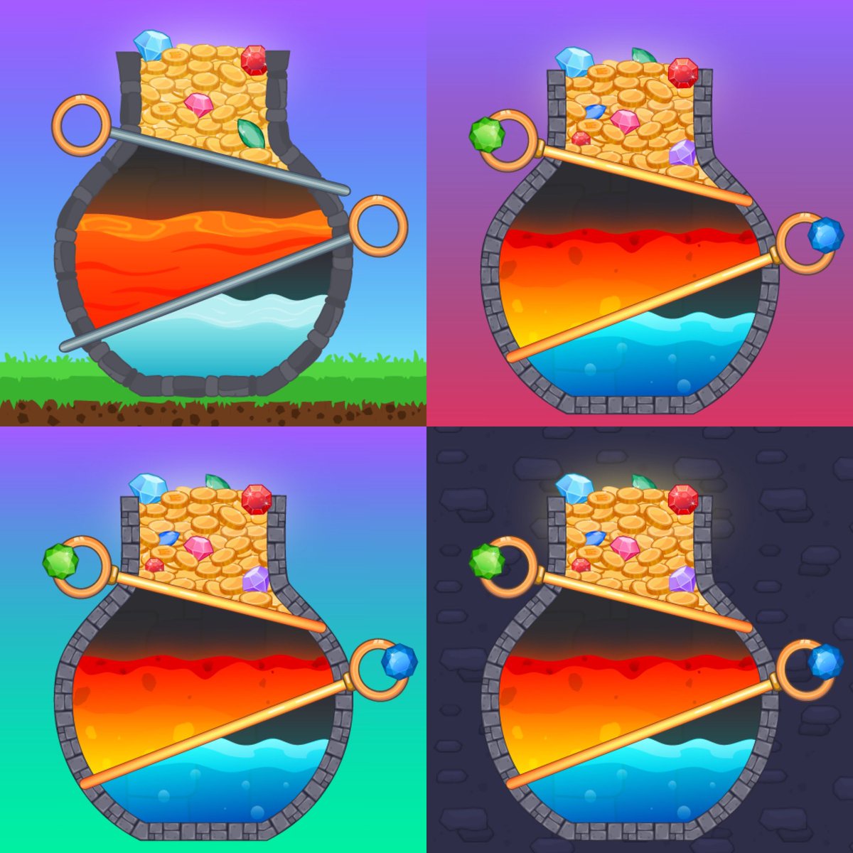 a42games's tweet photo. As a move to increase the conversion rate of #howtoloot we experiment with the game’s icon. Which one do you like the most?😉 Please vote in comments!!
.
#screenshotsaturday #indiegame #beforeafter #indieartist #Picrew #indiedev #IndieWorldOrder #DigitalMarketing #digitalart https://t.co/DSYVh86Ghz