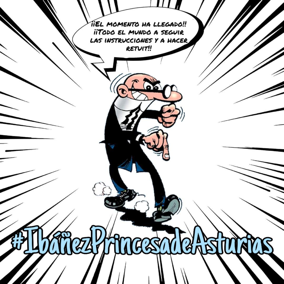 🔴¡LLEGÓ EL MOMENTO!

La candidatura de F. Ibáñez ya ha sido presentada a la <a href="/fpa/">Fundación Princesa de Asturias</a> siguiendo los cauces oficiales.
Ahora es más necesario que nunca el apoyo popular, ¿qué podemos hacer nosotros?
Aquí os dejamos los pasos a seguir
👇🏻👇🏻👇🏻