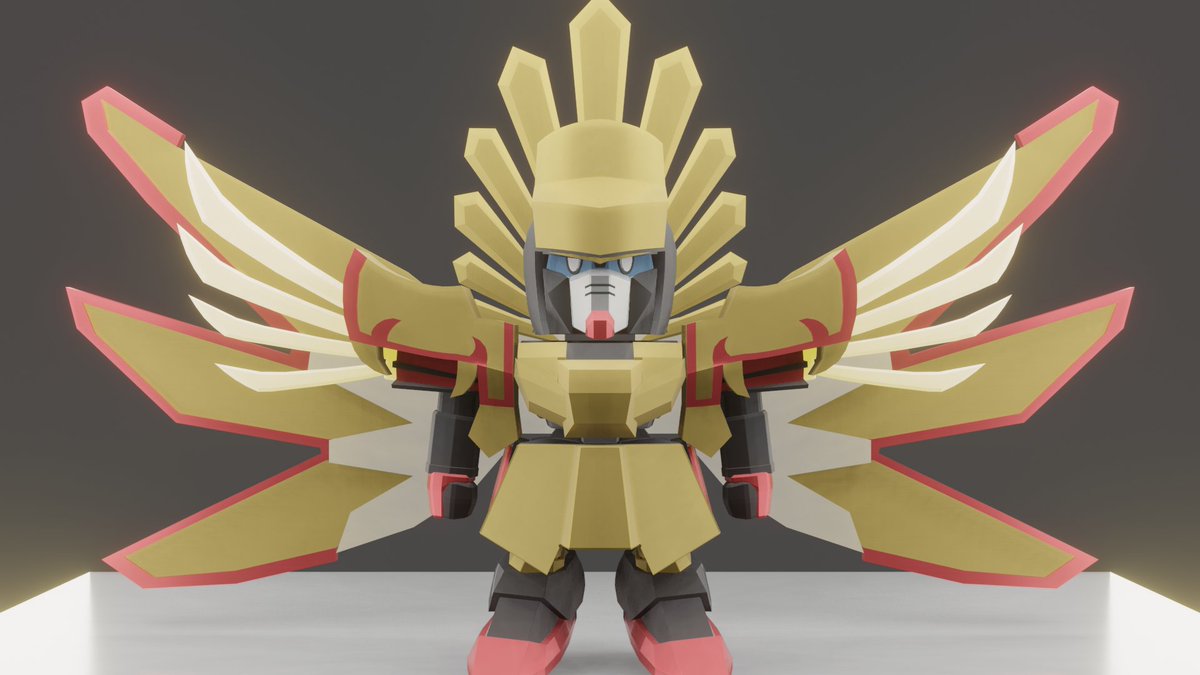 zakk628's tweet photo. #Blender3d #gundam #sdgundam #ガンダム  #SDガンダム https://t.co/VX7upEdJwX