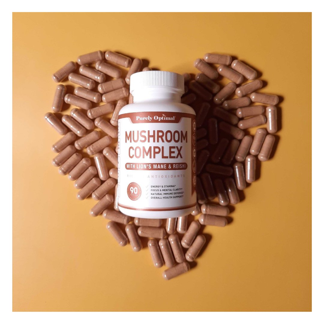 PurelyOptimal's tweet photo. Here’s your chance to take advantage of the 10-in-1 mushroom blend for your superior protection, focus, and vitality! 🍄

Supercharge your health with Mushroom Complex! https://t.co/nxcPficebH

#mushrooms #immunebooster #nootropic #veganfriendly #Immunity #lionsmane #reishi https://t.co/DSMDS8PewL