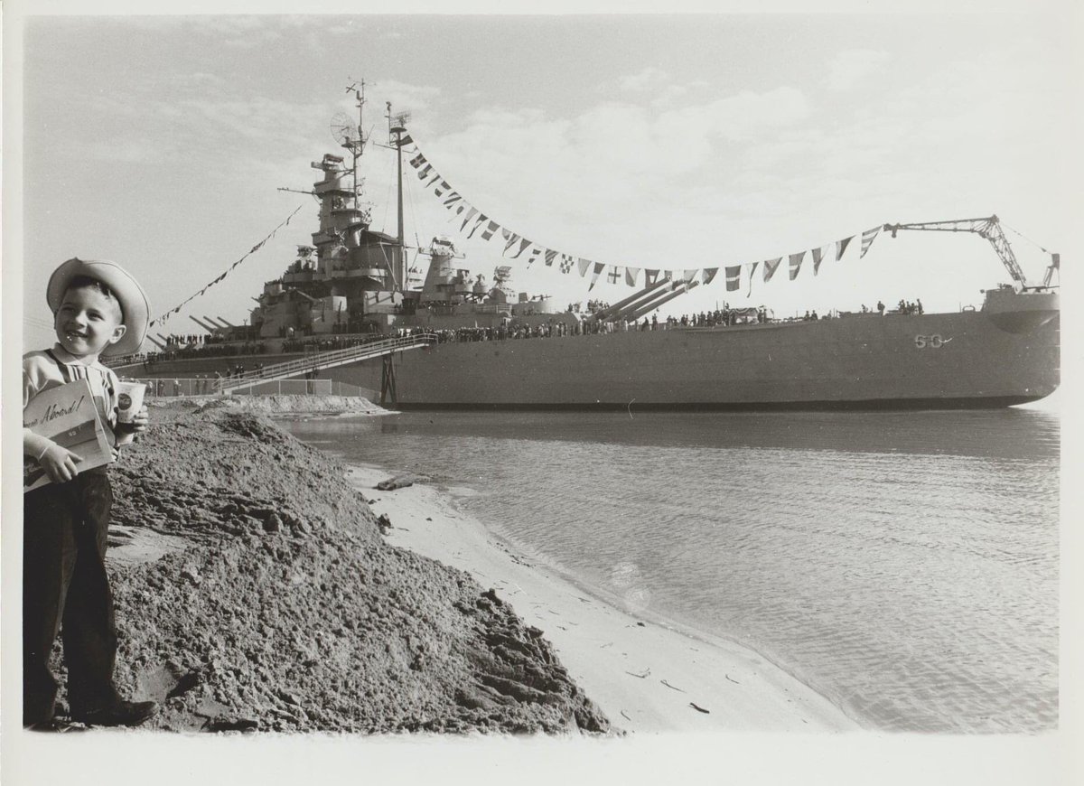 OTD 1965 Battleship Memorial Park our gates to visitors for the first time. In the past 56 years over 18 million visitors have pasted through our gates. It’s been an honor to welcome everyone!