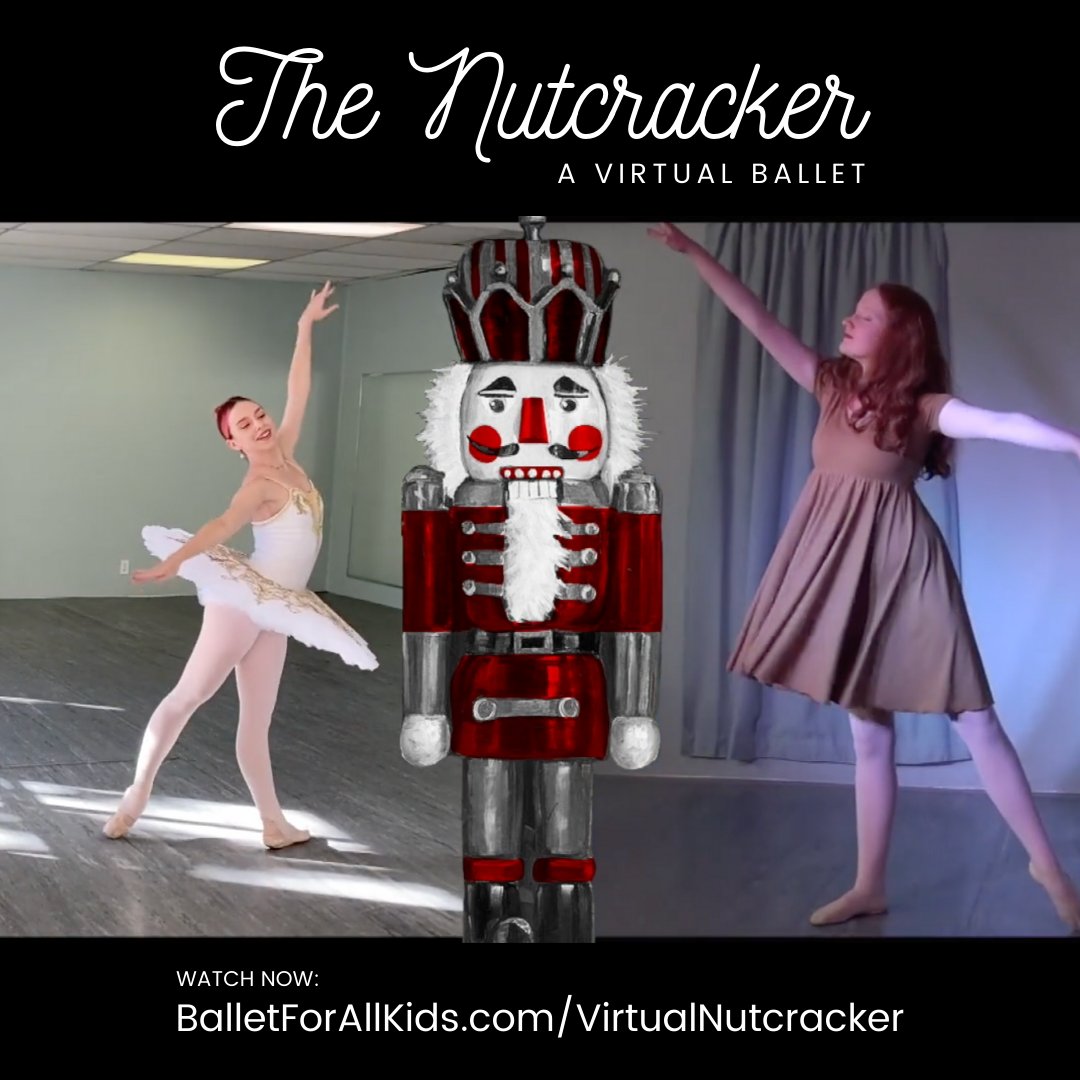 ballet4allkids's tweet photo. Missing some holiday cheer? Then check out our virtual production of the Nutcracker! Watch now and share: https://t.co/JoaQNBMhF1
#balletforall #nutcracker #virtualballet https://t.co/7fc2K7zyzE