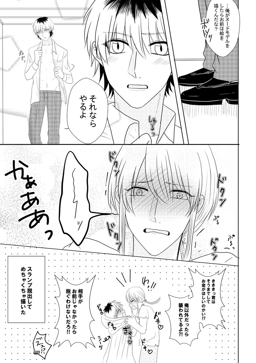 【創作BL】画家と怪盗

#創作BL 