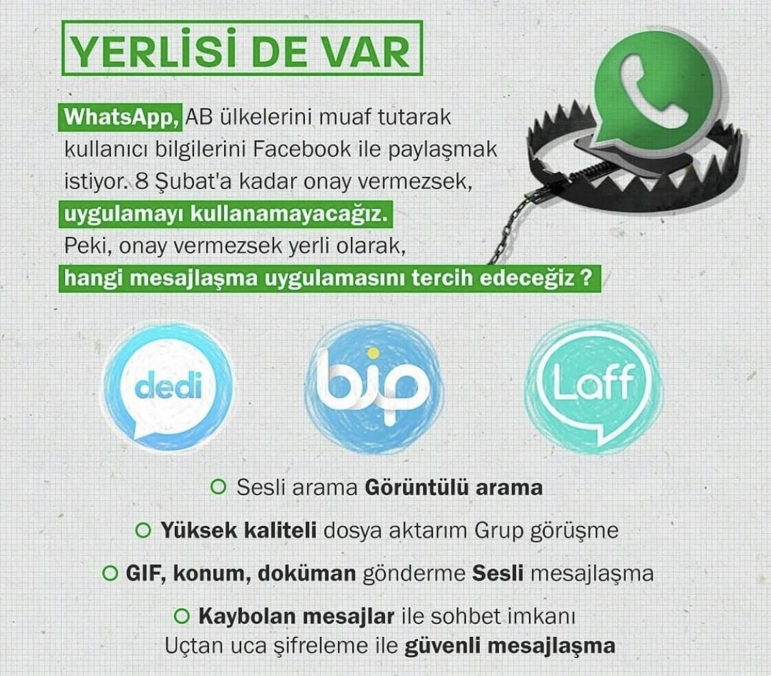 #WhatsAppSiliyoruz