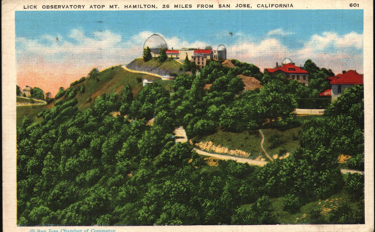 postcardpassion's tweet photo. Now for sale in my #etsy shop: Vintage Early Linen Postcard Lick Observatory Atop Mt Hamilton 26 miles from San Jose California 1940s https://t.co/CMkCzZcMLU #postcard #vintage #california #lickobservatory #mounthamilton #sanjose #postcardpassionshop https://t.co/94D9OsVloE